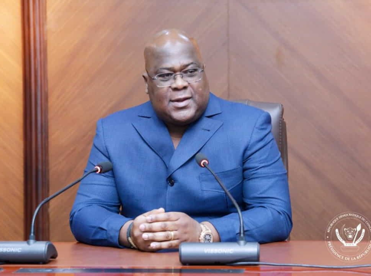 Félix Antoine Tshisekedi Tshilombo, né le 13 juin 1963 à Léopoldville, est un homme d'État kino-congolais, président de la République depuis janvier 2019. 