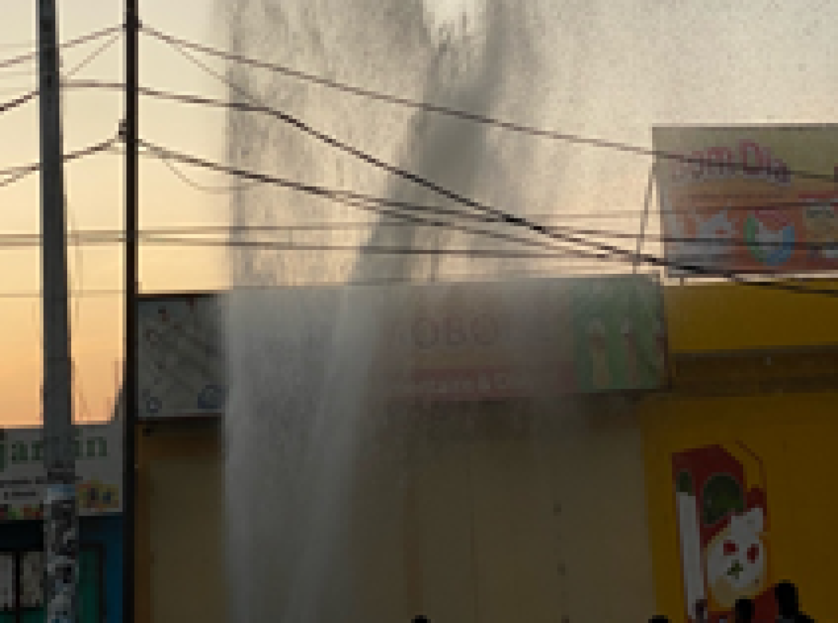 Décadences répétitives d’un tuyau d’eau au quartier DGC : Les services de la Regideso interpellés !