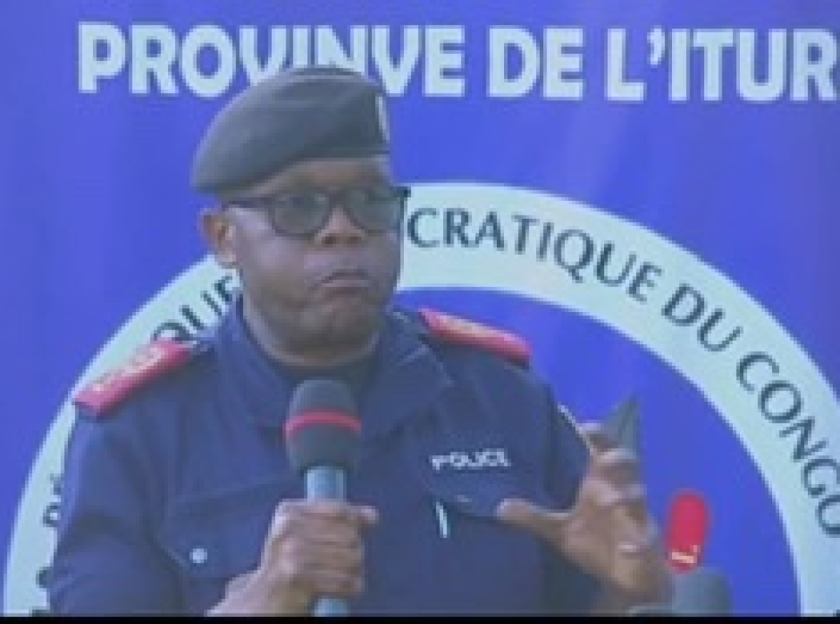 Promu commissaire Général de la PNC: Le Gen Alonga Bony dit au revoir aux ITURIENS sur une note de satisfaction.