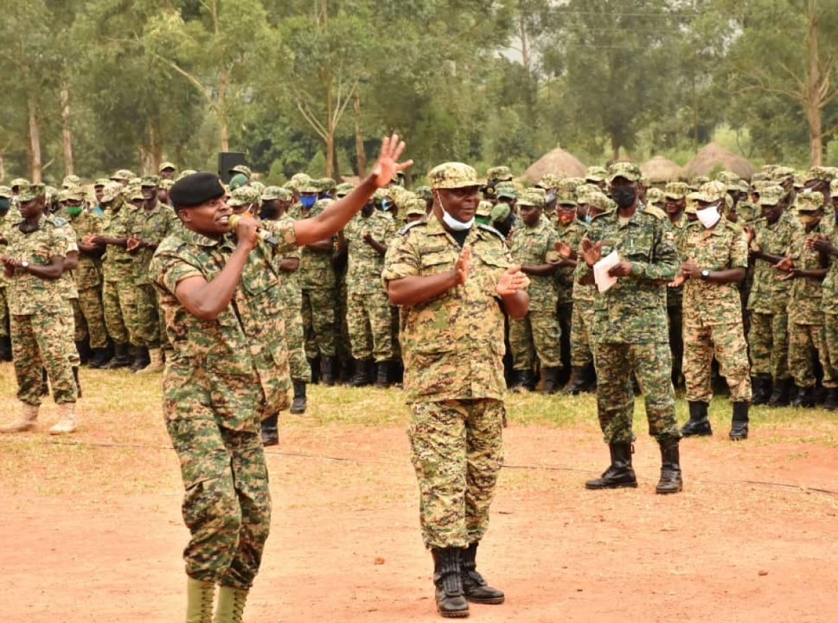 RDC-OUGANDA ENTREE REGULIERE DES TROUPES DE L'UPDF À MAHAGI EN ITURI.