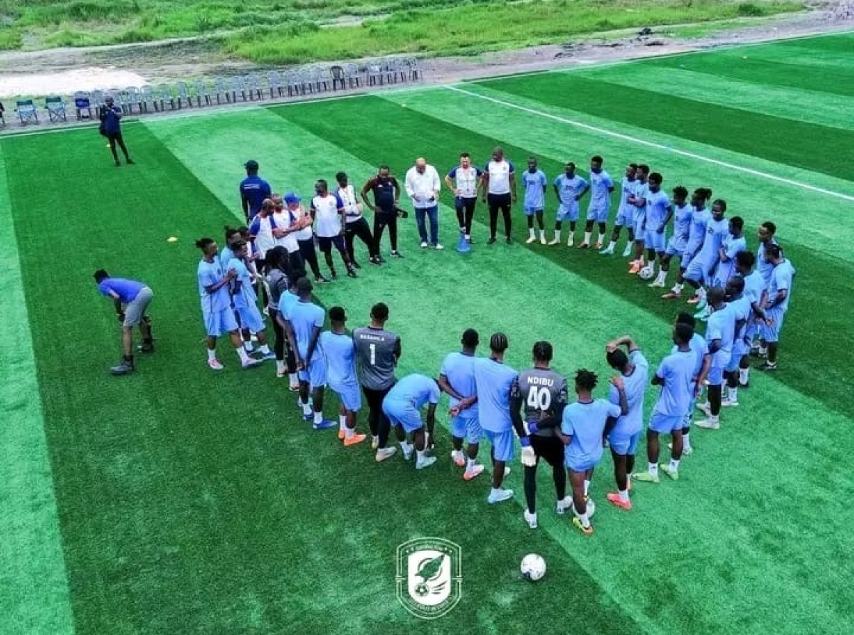 SPORT: NOUVEAU TERRAIN POUR LES AIGLES DU CONGO.