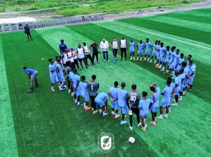 SPORT: NOUVEAU TERRAIN POUR LES AIGLES DU CONGO.