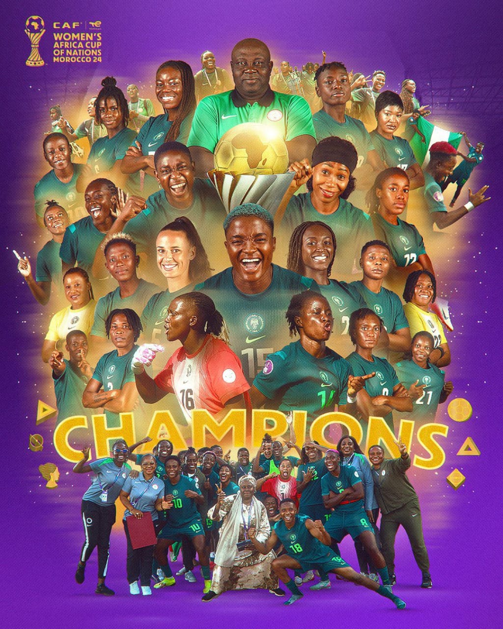 SPORT/AFRIQUE: COUPE D'AFRIQUE DES NATION FÉMININE MAROC 2025, LA REINE RESTE LA REINE, LE NIGERIA SACRÉ CHAMPION!