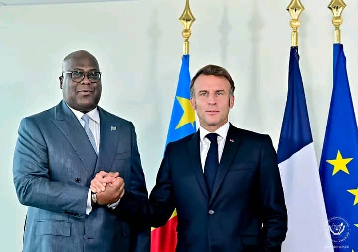 RDC-DIPLOMATIE: TÊTE-A-TETE ENTRE FELIX TSHISEKEDI ET EMMANUEL MACRON A NEW YORK