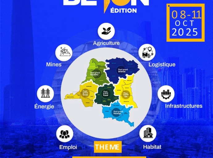 KINSHASA: DÉBUT CE MERCREDI 08 OCTOBRE 2025 DE LA 10e EDITION D'EXPOBETON 2025