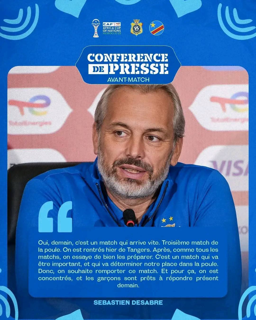 CAN Maroc 2025: les Léopards veulent s’imposer face au Botswana