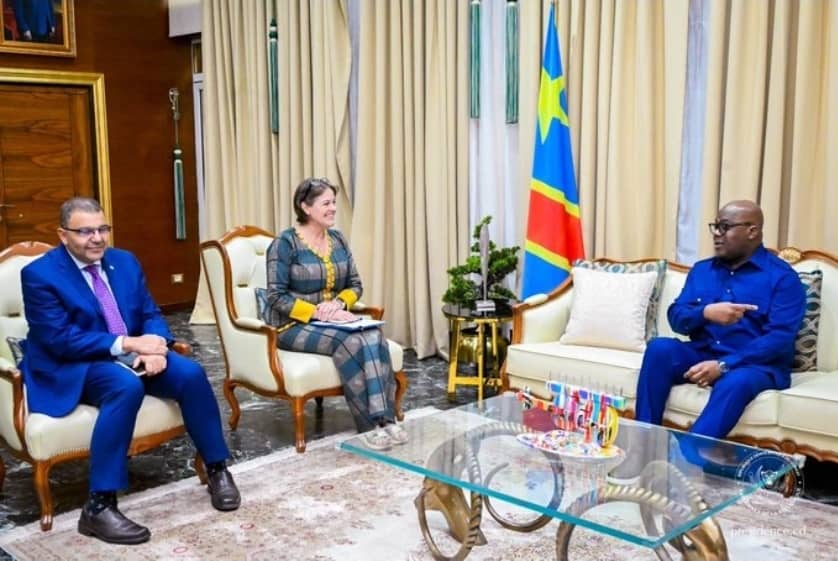 RDC : Félix Tshisekedi et la cheffe intérimaire de la MONUSCO échangent sur la crise sécuritaire dans l’Est