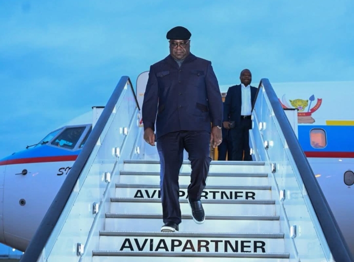 Félix Tshisekedi aux Émirats arabes unis pour la signature d’un accord économique