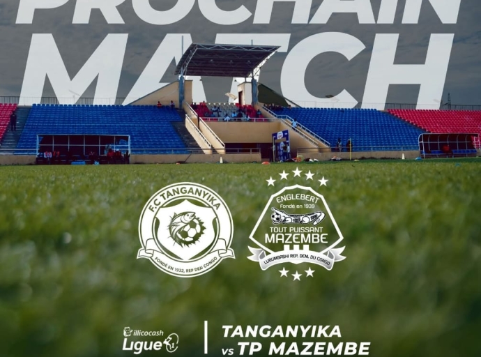 Ligue 1: Tanganyika reçoit le TP Mazembe au Stade J. Kabila