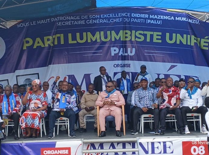 Dialogue politique en RDC : le PALU s’aligne sur derrière Tshisekedi et ferme la porte à toute médiation extérieure