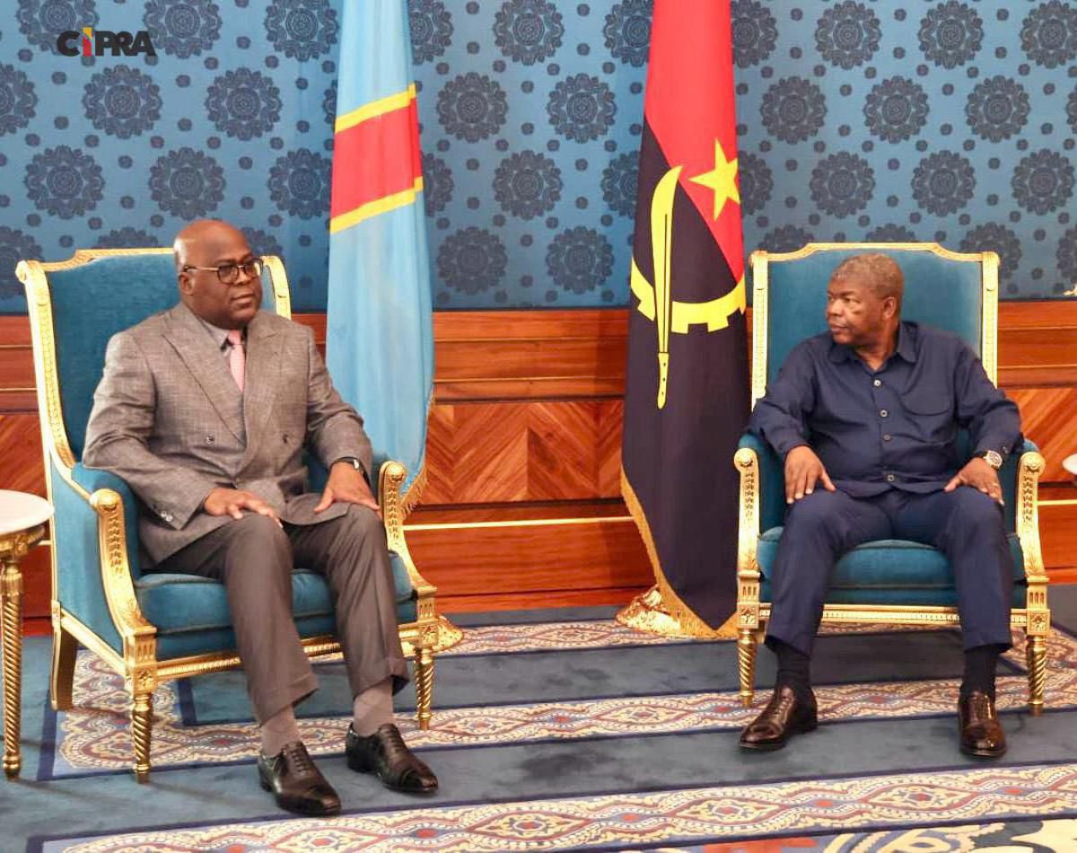 RDC–Angola : Félix Tshisekedi en visite de travail à Luanda