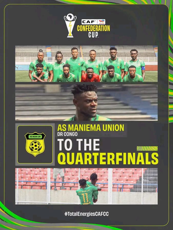 Cup de la CAF : Maniema Union qualifié en quart de finale !