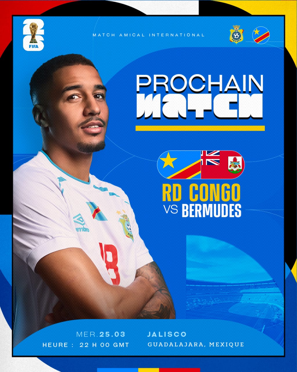 Les Léopards en test face aux Bermudes avant le 31 mars