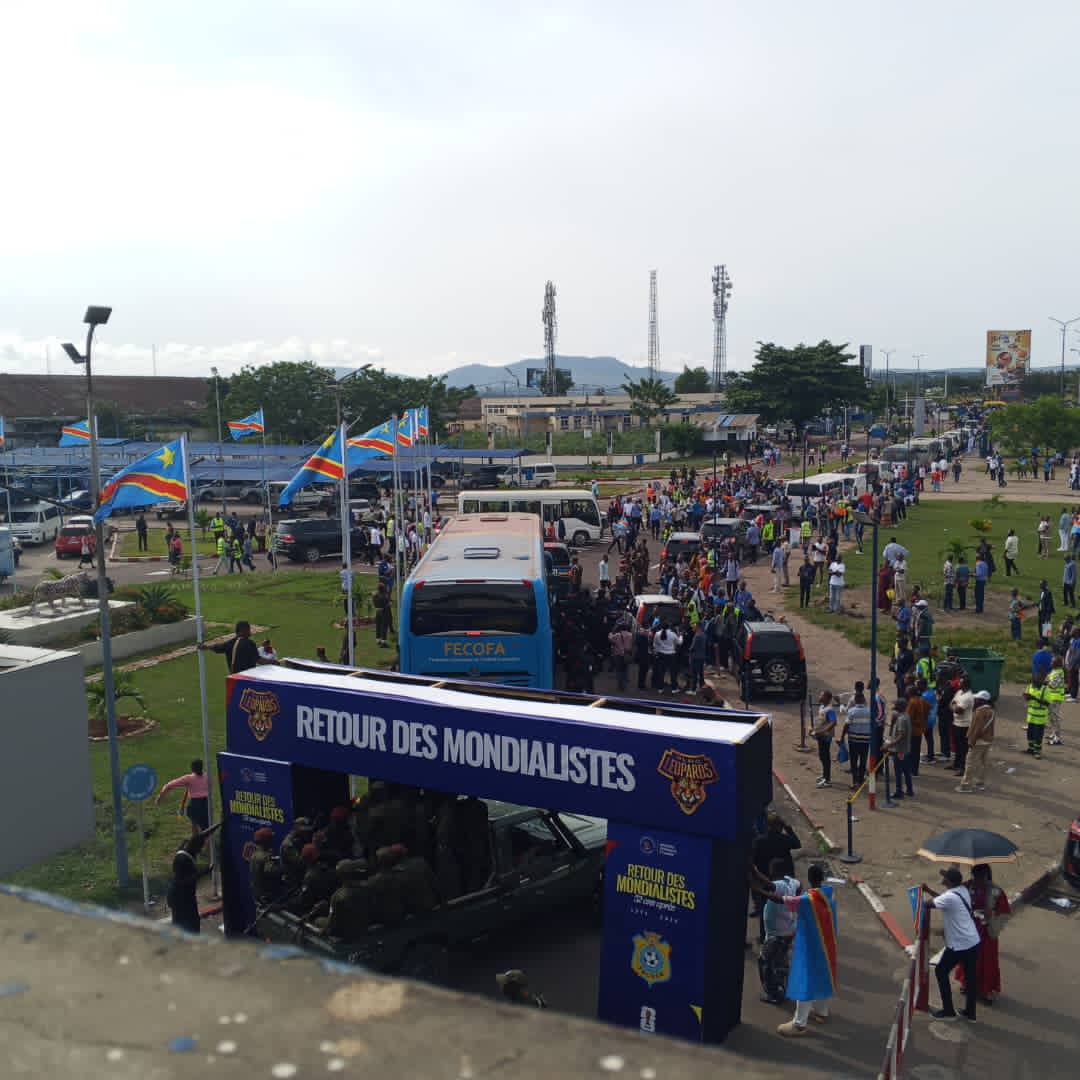 Les Léopards de la RDC célébrés en héros à Kinshasa après leur qualification au Mondial 2026
