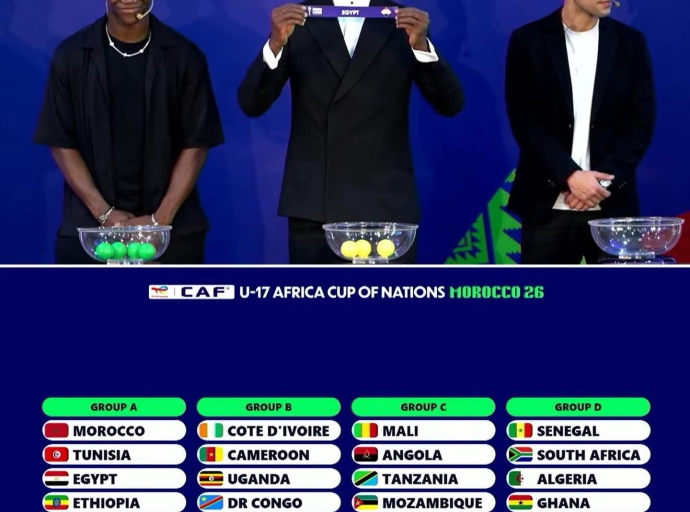 CAN U17 : la RDC clasée dans le groupe B après le tirage