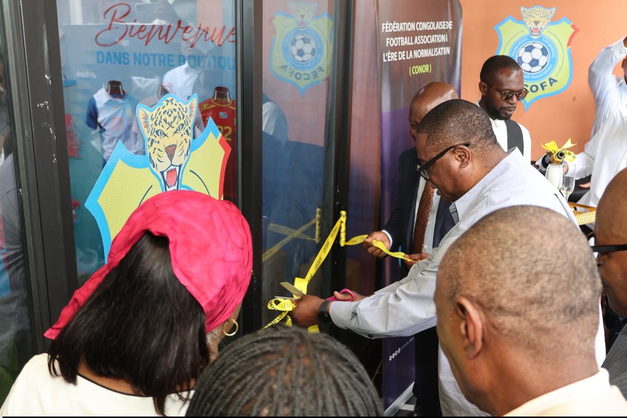 FECOFA : ouverture à Kinshasa de la première boutique officielle pour la sélection nationale 