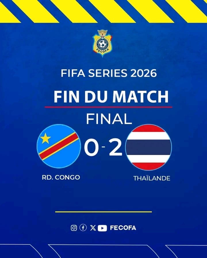 FIFA séries womens : la RDC freiner par le feu Thaïlandais à Ratchaburi   