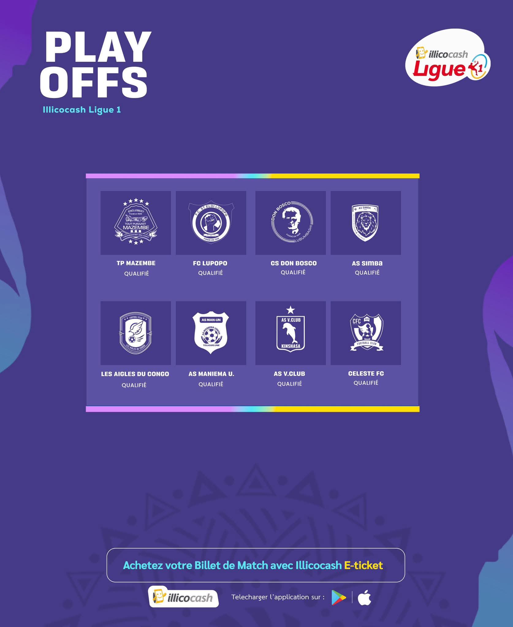 Linafoot – Playoffs 2026 : Le Choc des Géants et le Rêve des Outsiders C’est le moment de vérité.