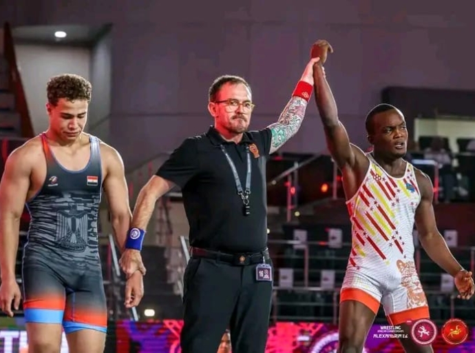 Historique : Guy Kabeya sacré champion d’Afrique de lutte !