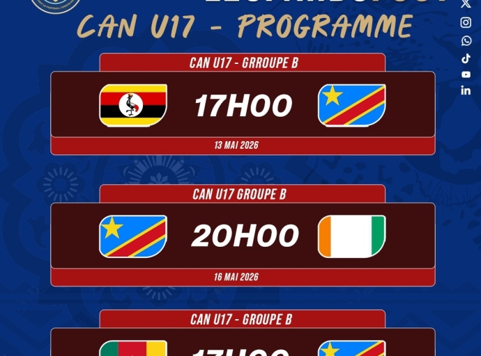 CAN U17: les Léopards lancent leur campagne avec ambition  