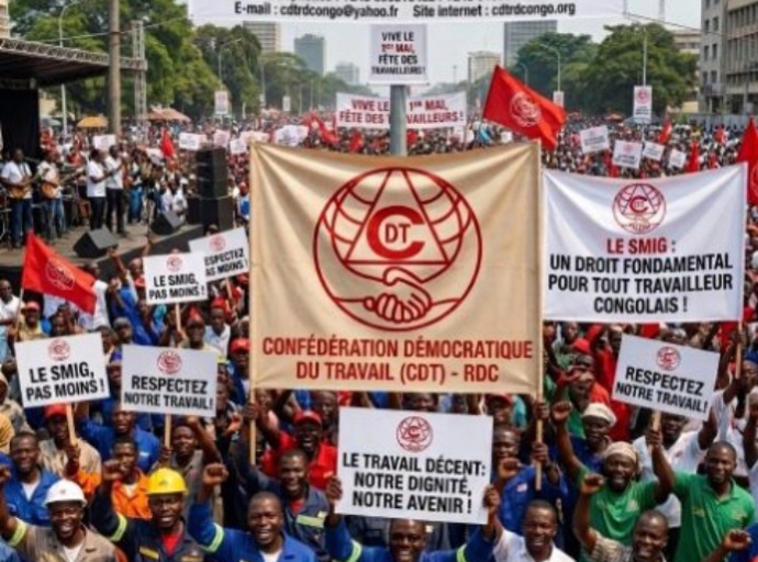 RDC : la CDT hausse le ton pour l’application du SMIG et la promotion du travail décent