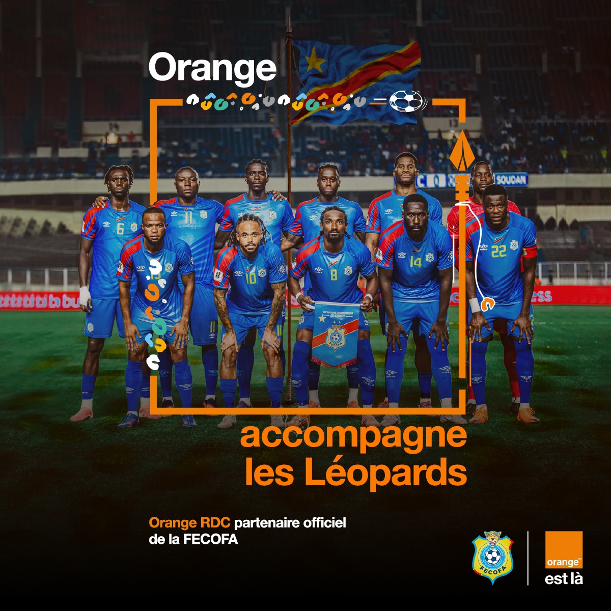 FECOFA x Orange RDC : Une alliance de géants pour propulser les Léopards ! 