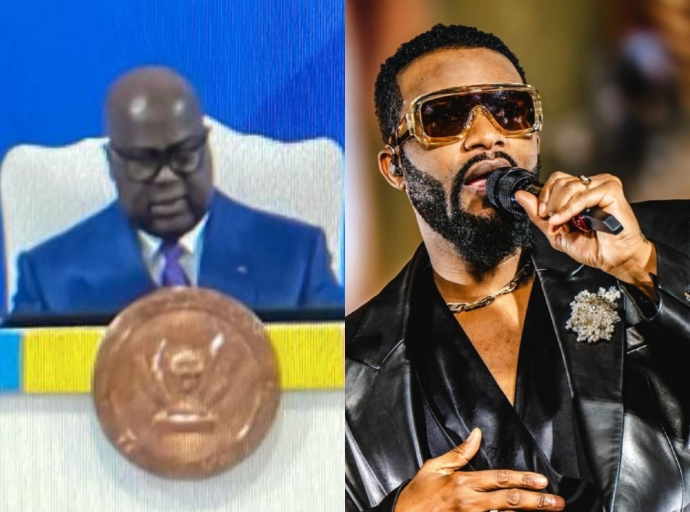 RDC : Tshisekedi annonce une décoration pour Fally Ipupa et salue son rayonnement international